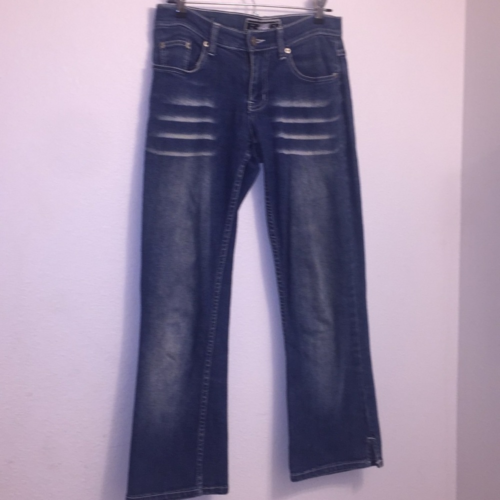 Rave R 4 R distressed blue jean sz 0 - Picture 2 of 8